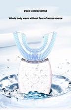 Sonic Electric Toothbrush U Type Toothbrush Silicon Head 360 Degrees Intelligent Automatic USB Charge Waterproof Teeth Whitening