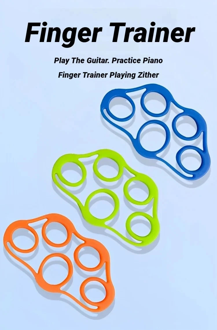 Silicone Five-Finger Training Hand Expanders Exerciser Wrist Stretcher Finger Gripper Expander Strength Rehabilitation Tensioner