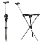 Foldable Chair Cane with for Travel Walking and Supportive Mobility Assistance for Senior Adult All Age