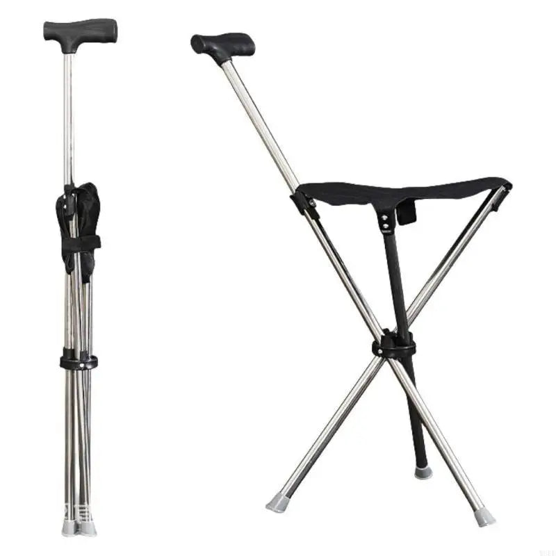 Foldable Chair Cane with for Travel Walking and Supportive Mobility Assistance for Senior Adult All Age