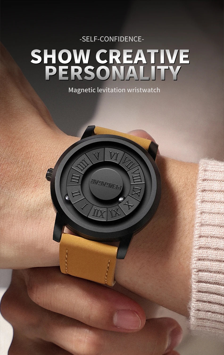 2025 Luxury Watch Men Creative Scrolling Pointer Magnetic Force Sport Watches Men Quartz Chronograph Man Clock Relogio Masculino