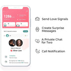 2025 Long Distance touch Light up&Vibrat Bracelets for Couples, Long Distance Relationship Gifts Smart Sun&Moon Love Bracelet