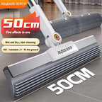 Silicone Scraper 50cm Wiper Floor Mop 360 Complete Household Magic Cleaning Broom Living Room Bathroom Cleaner Brooms Tool
