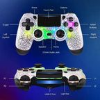 2025 New Game Controller for PS4/Slim/Pro Wireless Gamepad For PC Dual Vibration Joystick For IOS/Android