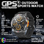 2025 New T-Rex 3 Ultra Original Military-Grade GPS Smart Watches Men Sport Tactics Compass BT Call Waterproof Swim Smart Bracelet