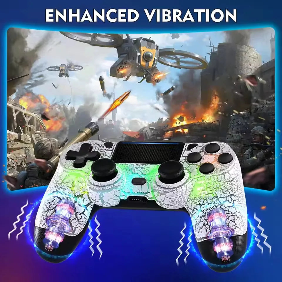 2025 New Game Controller for PS4/Slim/Pro Wireless Gamepad For PC Dual Vibration Joystick For IOS/Android