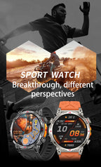 2025 New T-Rex 3 Ultra Original Military-Grade GPS Smart Watches Men Sport Tactics Compass BT Call Waterproof Swim Smart Bracelet
