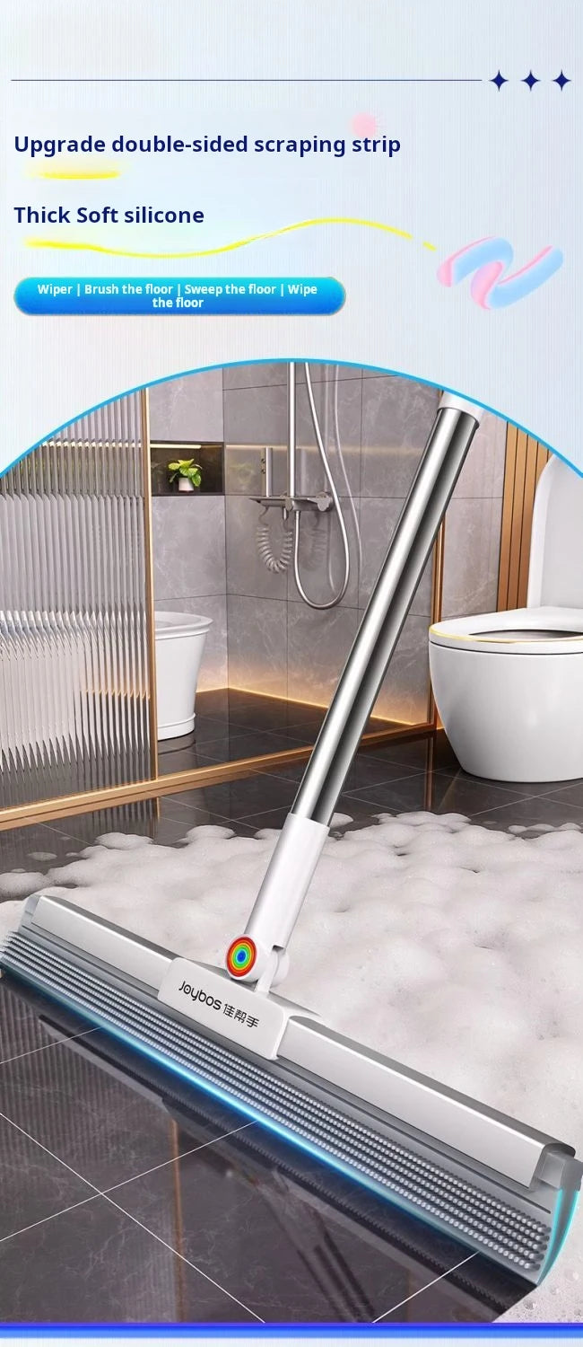 Silicone Scraper 50cm Wiper Floor Mop 360 Complete Household Magic Cleaning Broom Living Room Bathroom Cleaner Brooms Tool