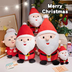 Cute Santa Claus & Elk Snowman Gingerbread Man Plush Toys Stuffed Animal Doll Christmas Gifts For Children Kids Home Decoration