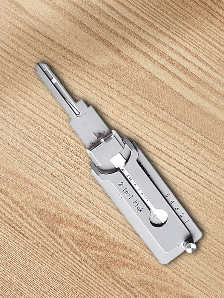 Stainless Steel Precision Tool SS001 O-ring Pickup Kit Hook Tool Maintenance Repair Kit Key Decoder Only for Straight Groove