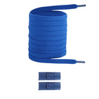 New Without Ties Elastic Laces No Tie Shoe Laces Press Lock Shoelaces Sneaker Kids Adult 8MM Widened Flat Shoelace for Shoes