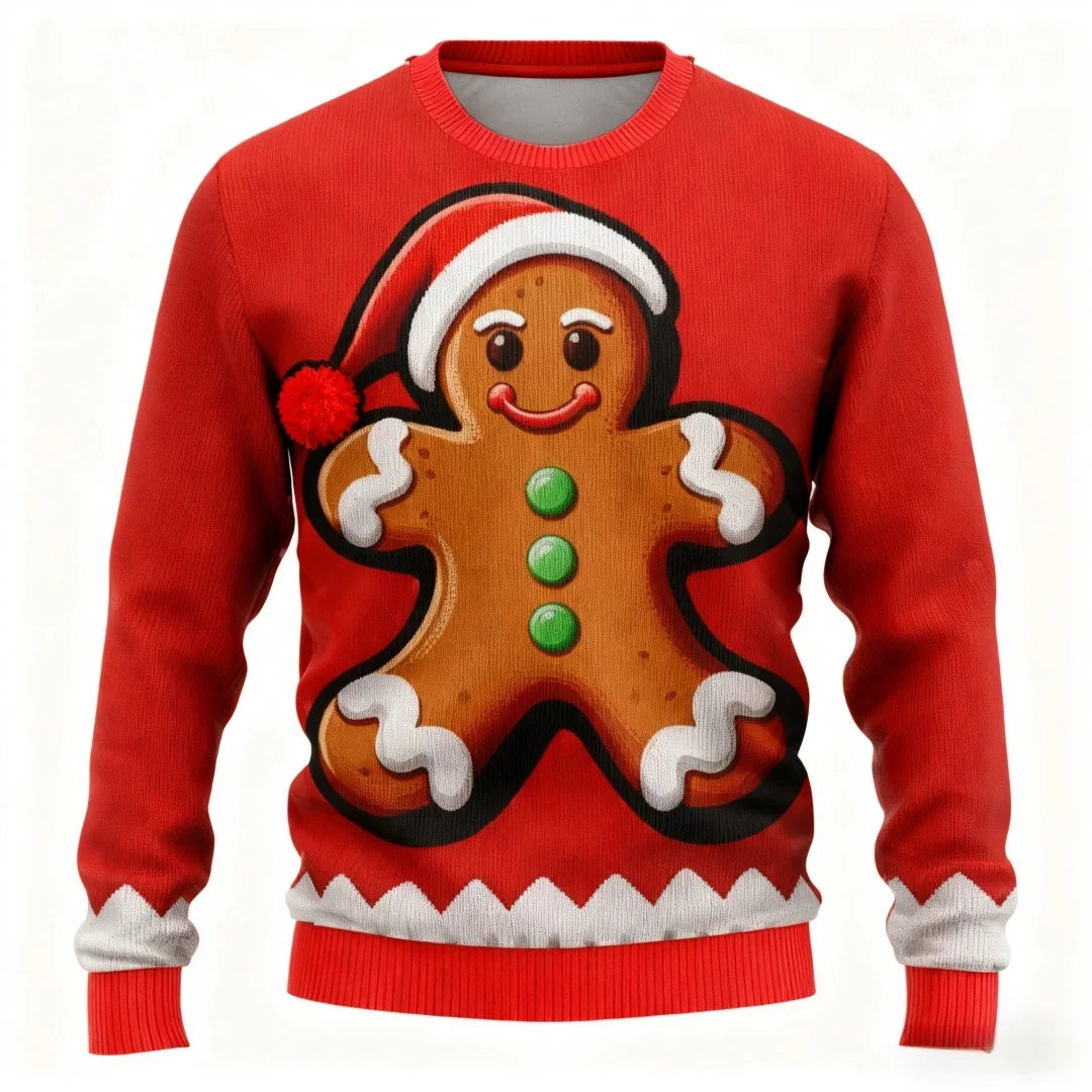Christmas Santa Claus Pullovers Graphic 3D Print Autumn Fashion Sweatshirts Crew Neck Hoodies Men's and Women's Sweatshirts Tops