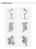 TOKQI M01 3-Axis Anti-Shake Handheld Gimbal Phone Stabilizer Foldable Holder Selfie Tripod with Fill Light for iPhone Smartphone