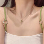 KOFSAC Jade Planet Necklace For Women 2023 New Luxury High Grade Zircon Moon Star Collar Necklaces 925 Sterling Silver Jewelry