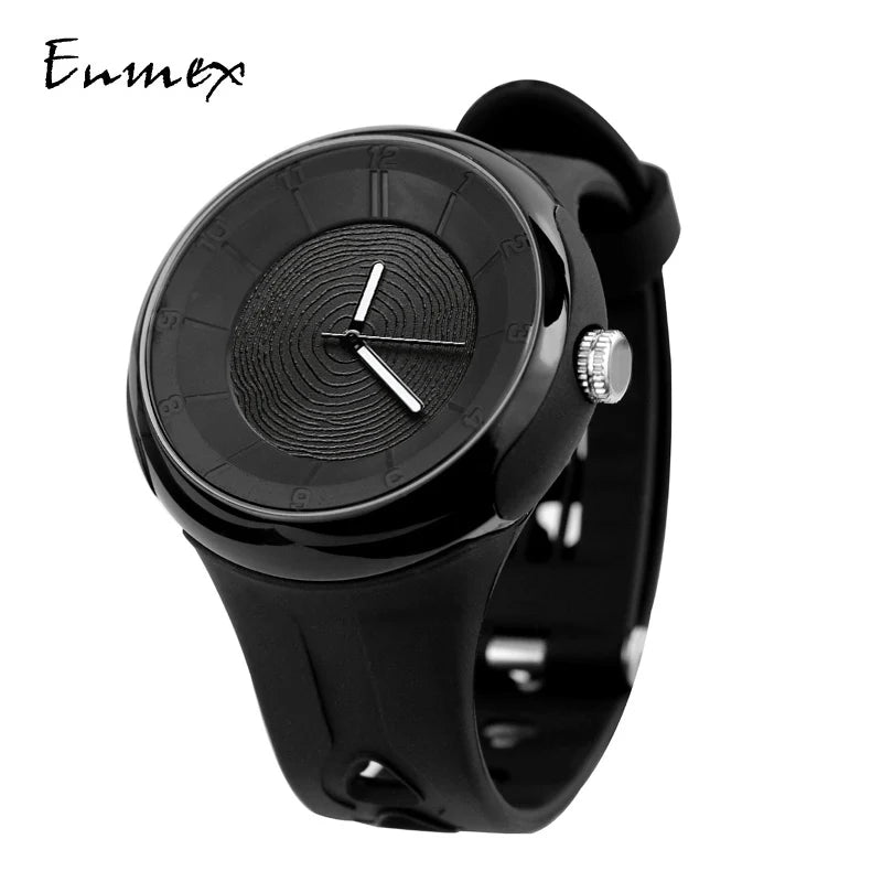 2023 men's gift Enmex creative industrial Lens and prism wristwatch coil design light sports fashion quartz watches