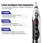 Rechargeable Acupuncture Pen 5/3 Heads Electric Muscle Pain Relief Relaxing Massage Pen Laser Energy Therapy Health Care Tool