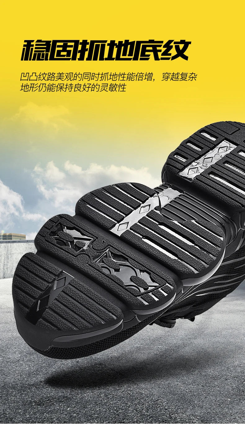 Men's Military Tactical Boots Army Boots Men Side Zipper Military Boots Men Anti-Slip Ankle Boots Work Safety Shoes Hiking Shoe