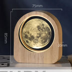 3D Laser Engraved Solar System Astronomy Crystal Glass Desktop Decoration Ornaments Valentine's Day Birthday Gift