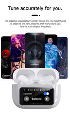 New Top A9pro Configuration Bluetooth Lcd Smart Color Screen Wireless Active Noise Reduction Super Long Battery Lifeheadset