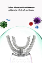 Sonic Electric Toothbrush U Type Toothbrush Silicon Head 360 Degrees Intelligent Automatic USB Charge Waterproof Teeth Whitening