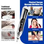 Rechargeable Acupuncture Pen 5/3 Heads Electric Muscle Pain Relief Relaxing Massage Pen Laser Energy Therapy Health Care Tool