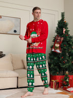 2024 Couples Christmas Family Matching Pajamas Set Mother Kids Clothes Christmas Pajamas For Family Clothing Set