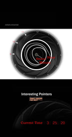 2023 men's gift Enmex creative industrial Lens and prism wristwatch coil design light sports fashion quartz watches