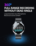 Mini Sound Activated Digital Voice Recorder Watch4-32GB HD Noise Cancel Smart Audio Recorder Mini Usb Disk Dictaphone Mp3 Player