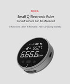 Xiaomi DUKA ATuMan Q Electric Ruler Distance Meter Tape HD LCD Screen Ruler Tools Tape Measure Rangefinder Mini Measuring Device