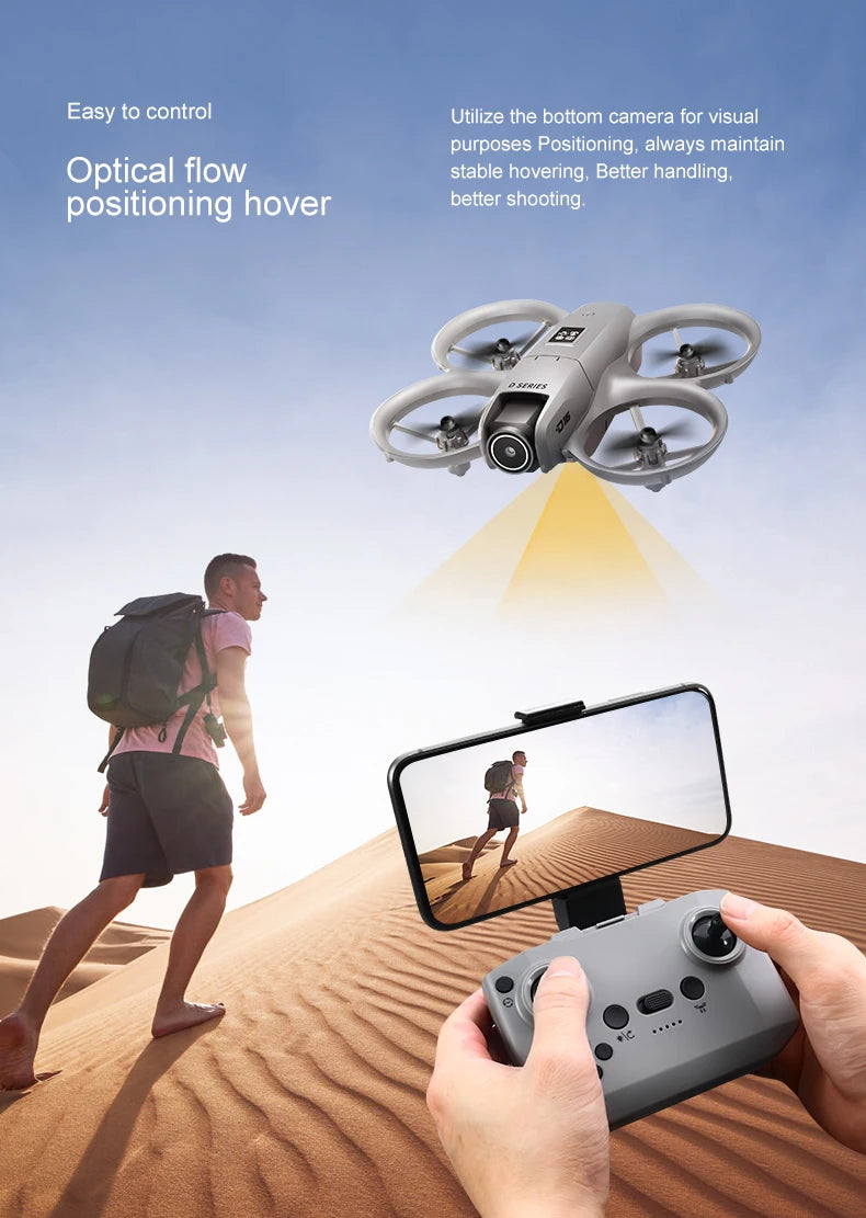 Lenovo D16 Drone 8K Aerial HD Profesional Dual-camera Helicopter Optical Flow Positioning Avoidance Bushless Motor GPS Drone UAV