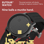 EUTOUR 2025 new magnetic fashion casual quartz watch simple men's watches silicone strap unisex watches