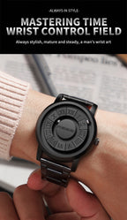 2025 Luxury Watch Men Creative Scrolling Pointer Magnetic Force Sport Watches Men Quartz Chronograph Man Clock Relogio Masculino