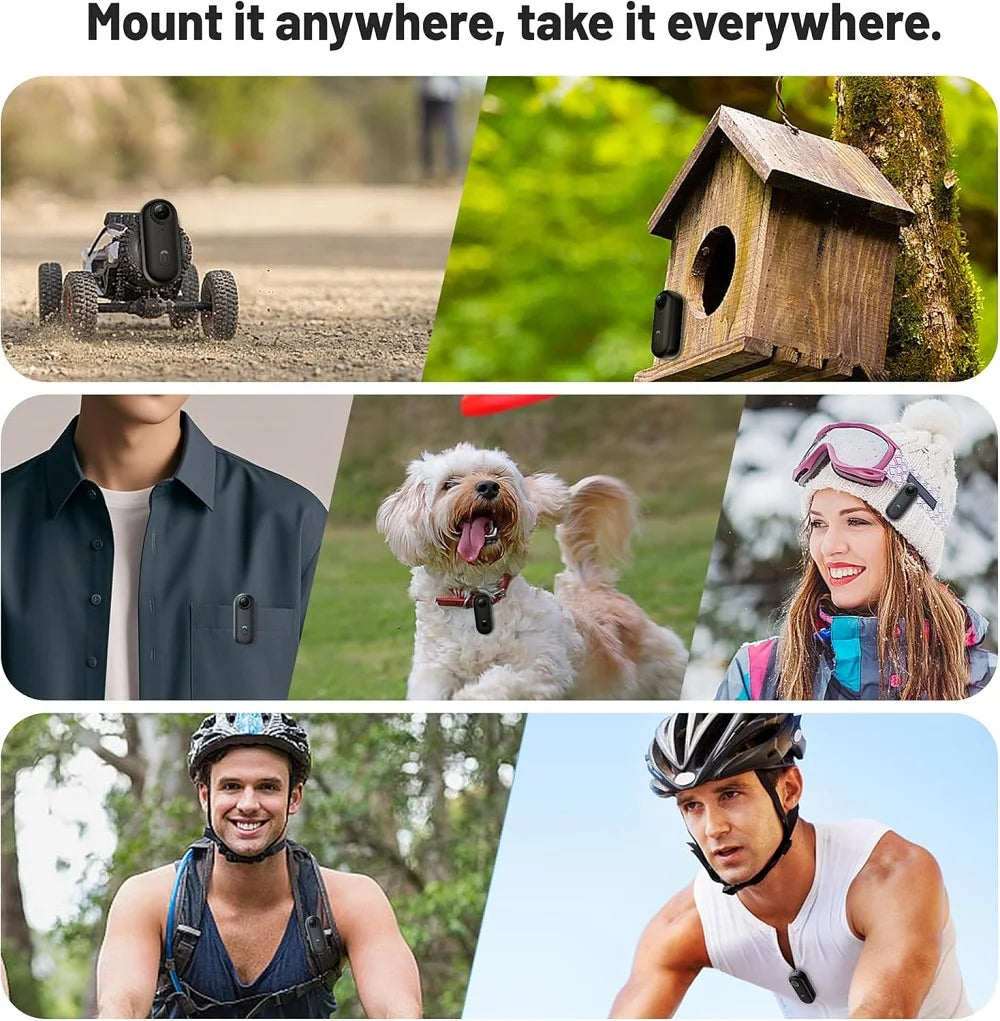 POV 4K Magnetic Body Cam Small Wireless Action Camera Magsafe Vlogging Recorder  YouTube Sports Ultra Portable Smart Pro Camera