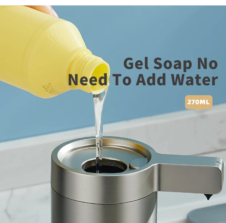 Kitchen Soap Machine Automatic Sensor Out of Hand Sanitizer Smart Electric Body Wash Soap Dispenser 304 Stainless Steel