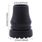 16-22mm Antiskid Walking Stick Crutch Cane Bottom Pads Cover Protector Climbing Hiking Trekking Pole Tip