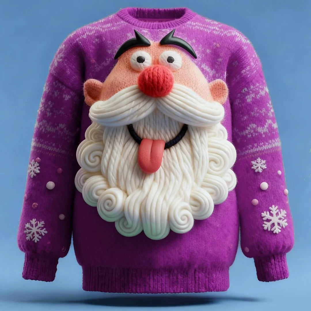 Christmas Santa Claus Pullovers Graphic 3D Print Autumn Fashion Sweatshirts Crew Neck Hoodies Men's and Women's Sweatshirts Tops