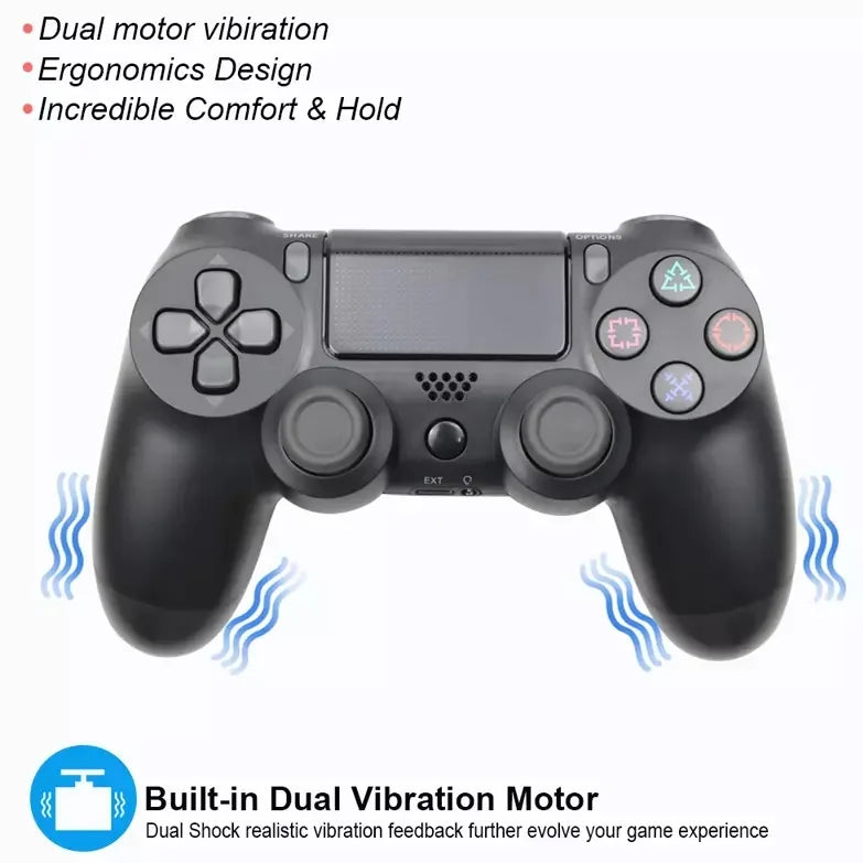 2025 New Game Controller for PS4/Slim/Pro Wireless Gamepad For PC Dual Vibration Joystick For IOS/Android