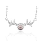 Projection Necklace 100 Languages I Love You Pendant Jewelry For Girlfriend Wife Lover Couple Creative Romantic Necklaces Gifts