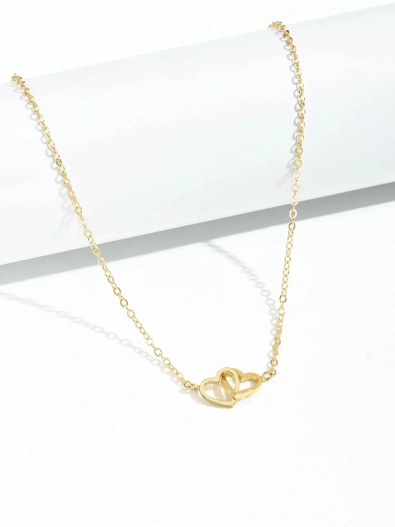 2Pcs/Set Simple Puzzle Heart Matching Pendant Couple Matching Necklace Couple Good Friends Ladies Men Hip Hop Sweater Chain