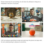 looi robot smartphone looi robot chatgpt large model English voice dialogue visual recognition interactive smart toy gift