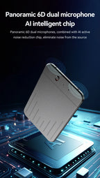 8-128GB AI ChatGPT-4 Intelligent Voice Recorder Audio App Phone Call Record Transcribe Summarize Voice to Text Conversion Device