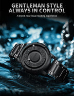 2025 Luxury Watch Men Creative Scrolling Pointer Magnetic Force Sport Watches Men Quartz Chronograph Man Clock Relogio Masculino