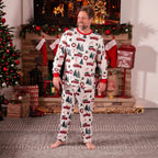 Family Matching Christmas Pajamas 2025 New Xmas Tree Car Print Dad Mommy And Me Christmas Costume Dog Clothes