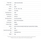 Mini Sound Activated Digital Voice Recorder Watch4-32GB HD Noise Cancel Smart Audio Recorder Mini Usb Disk Dictaphone Mp3 Player