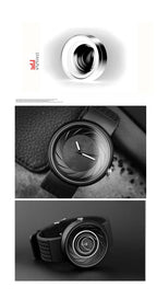 2023 men's gift Enmex creative industrial Lens and prism wristwatch coil design light sports fashion quartz watches
