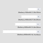 1pc LED Ultra-thin Motion Sensor Cabinet Light, Three-tone Light Counter Lighting, Magnetic USB Rechargeable Kitchen Night Light