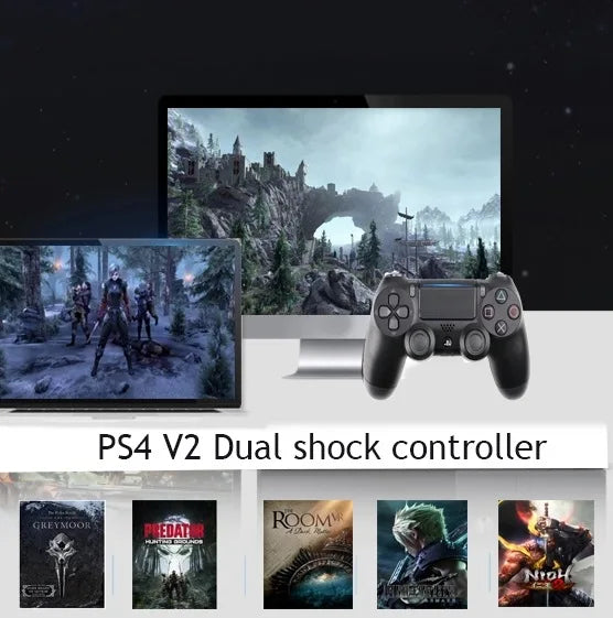 2025 New Game Controller for PS4/Slim/Pro Wireless Gamepad For PC Dual Vibration Joystick For IOS/Android
