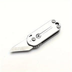 Small Pocket Knife For Men, Mini Folding Knives Box Cutter, Cool EDC Knife With Unique Design, Little Tiny Knives For Day Carry