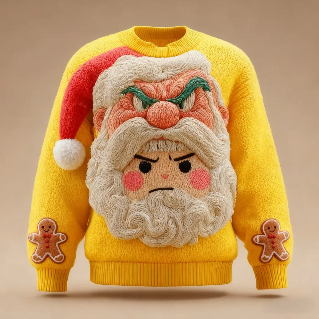 Christmas Santa Claus Pullovers Graphic 3D Print Autumn Fashion Sweatshirts Crew Neck Hoodies Men's and Women's Sweatshirts Tops