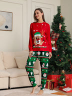 2024 Couples Christmas Family Matching Pajamas Set Mother Kids Clothes Christmas Pajamas For Family Clothing Set